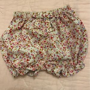 Little English 3T Bow Bloomer floral print shorts